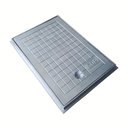 Ver imagem 1 de Tampa Tampão de Chão de Alumínio Fundido Incêndio 60x40cm