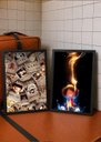 Ver imagem 1 de 2 Quadros A3 One Piece Luffy c/ Vidro e Moldura Preta:A3