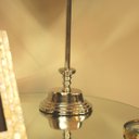 Ver imagem 3 de Base para Abajur de Mesa Metal Cromado 57cm Decorativa