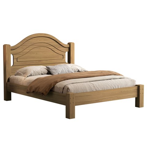 Cama Casal Isis 100% Mdf para Colchão -super Reforçada -basoto C/ Colchão Casal D23 Gazin:amendoa