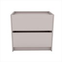 Ver imagem 2 de Mesa de Cabeceira 2 Gavetas 600 X 550 X 400 Sal Rosa - Mdf Arauco