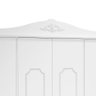 Guarda-roupa 4 Portas Provençal Realeza Branco Acetinado Canaã - 5