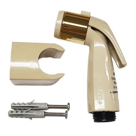Duchinha Gatilho Deca Bege Dourado 4906306 Com Suporte - 4906ACTBEDO