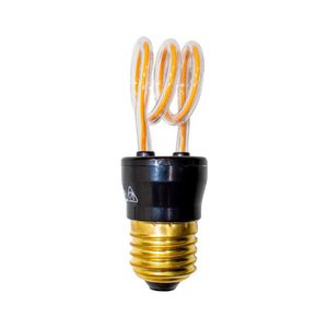 Lâmpada Filamento Led Arco Espiral 4w Luz Amarela E27 Bivolt Gmh Trade