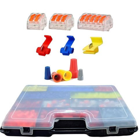 Kit Conectores Derivação Torção Emenda Rápida 1010 peças