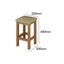Ver imagem 3 de Conjunto Mesa Dobrável com 4 Bancos para Sala de Jantar Marrom/Inovata/Palha