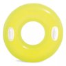Boia Inflável Redonda com Pega Mão Amarela Neon 76cm - Intex:brilhante - 1