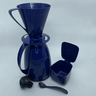Garrafa Térmica Kit Café Pratico 3 Peças Azul - 4