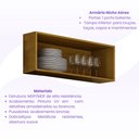 Ver imagem 4 de Nicho Aéreo de Cozinha Athenas 1 Porta Espaçoso e Funcional Mobilihouse
