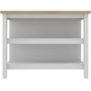 Ver imagem 5 de Bancada Ilha Cozinha 2 Prateleiras 120x80 Cm Cd1019 Branco Dtall