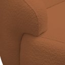 Ver imagem 5 de Sofá 3 Lugares Curvo Orgânico para Sala Living 180cm Barolo L06 Bouclê Terracota - lyam decor Lyam D