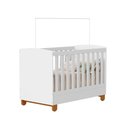 Ver imagem 2 de Berço Americano Mini Cama Apolo Branco Fosco - Reller Móveis