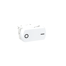 5 Unidades Módulo Interruptor Bipolar Modelo Paralelo 10a 250v Branco Durín - 1