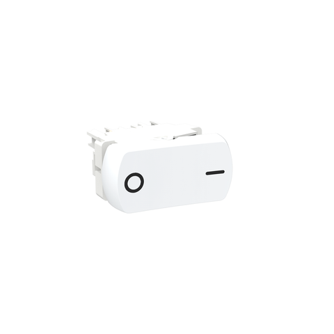 5 Unidades Módulo Interruptor Bipolar Modelo Paralelo 10a 250v Branco Durín