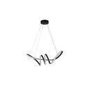 Ver imagem 1 de Luminária Preta de Teto Pendente Loop Led Taschibra 38w 3000k Luz Quente