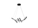 Ver imagem 1 de Luminária Preta de Teto Pendente Loop Led Taschibra 38w 3000k Luz Quente