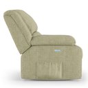 Ver imagem 5 de Poltrona do Papai Reclinável Melim Elétrica Led Linho Bege Fh1 - D'rossi