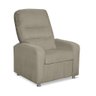 Poltrona do Papai Reclinável Confortável com Fibra Siliconada Bege - 2