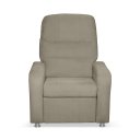 Ver imagem 4 de Poltrona do Papai Reclinável Confortável com Fibra Siliconada Bege