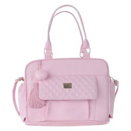 Bolsa De Maternidade Grande Hug Luxuosa Rosa - 1
