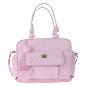 Bolsa De Maternidade Grande Hug Luxuosa Rosa