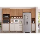 Ver imagem 1 de Módulo Cozinha Mgm Divina 5 Peças (2aéreos+1balcão+1paneleiro+1torrequente) C5p185 Freijo-off