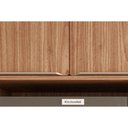 Ver imagem 6 de Módulo Cozinha Mgm Divina 5 Peças (2aéreos+1balcão+1paneleiro+1torrequente) C5p185 Freijo-off