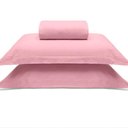 Ver imagem 3 de Jogo de Cama Solteiro King Malha Liso 2 Peças Image Rose