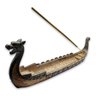 Incensário Vareta Barco Viking Drakkars Resina Cobre 33 Cm - 2