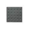 Piso Tátil Alerta Direcional 16pçs Pvc 25x25 Cores Total 1m² Cinza Alerta - 4