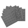 Piso Tátil Alerta Direcional 16pçs Pvc 25x25 Cores Total 1m² Cinza Alerta - 3