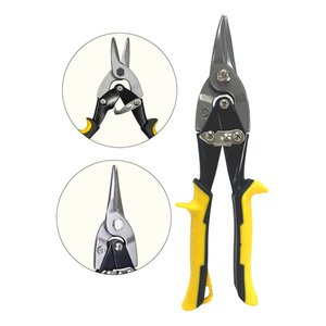 Tesoura Profissional de Aço Liga 25cm para Corte de Chapa Metálica Alta Performance e Durabilidade