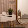 Espelho Jateado com Led Quente/frio Grande Corpo Inteiro com Moldura Oval 170x70cm Luxo Dourado - 4