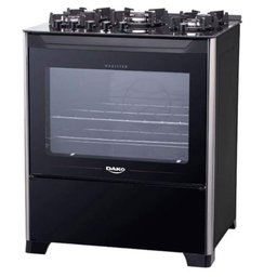 Fogão De Piso Dako 5 Bocas Magister Preto Bivolt - 8