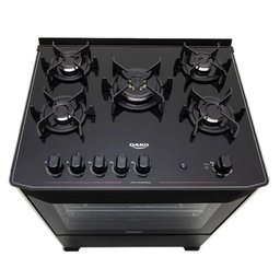 Fogão De Piso Dako 5 Bocas Magister Preto Bivolt - 6