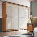 Ver imagem 1 de Conjunto Quarto Adulto Guarda-Roupa + 02 Mesa de Cabeceira Palace