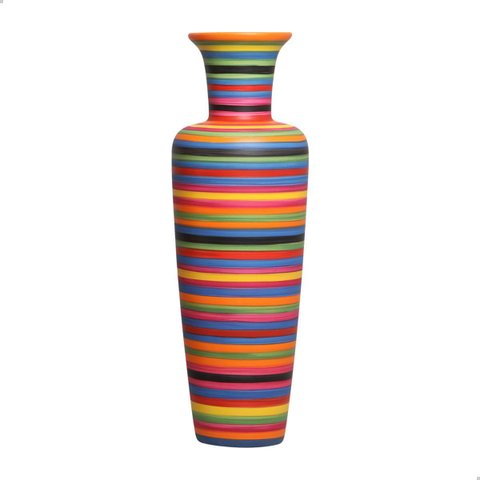 Vaso de Chão Grande para Decoração de Sala Madri Colorido