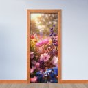 Ver imagem 2 de Adesivo de Porta - Flores Silvestres