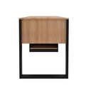 Ver mais imagens de Mesa para Escritório 160cm ME4182 Amêndoa/Preto - Tecnomobili