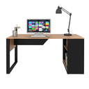 Ver imagem 5 de Mesa para Escritório 160cm ME4182 Amêndoa/Preto - Tecnomobili