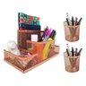 Kit Organizador e Porta Caneta Rose Gold - 2