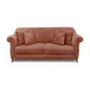 Ver imagem 3 de Sofá 2 Lugares Pé de Madeira Julieta 160 Cm Veludo S04 - D'Rossi Cor Cobre