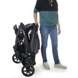 CARRINHO DE GEMEOS DOPPIO II PRETO/GRAFITE - GALZERANO - 3