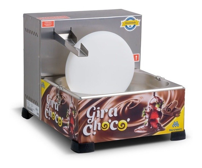 Derretedeira De Chocolate Gira Choco 5 Kg Inox Marchesoni 220V