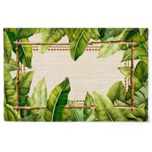Jogo Americano Bananeiras 48x31,5cm 2und 531136 Belchior