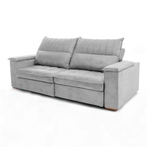 Sofá Retrátil Reclinável Casal 2 Lugares 2,90m California Veludo - Loja Sheep