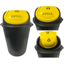 Ver imagem 3 de Conjunto Lixeira para Reciclagem Colorida 56 Lt Antares 04 U