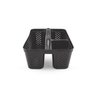 Kit 2 Cesto Organizador Transporta Tudo C/ Alça Plástico Nitron P/ Produtos de Limpeza e Ferramentas - 5