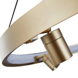 Lustre Pendente Nordecor Lilla 2542 Dourado Led Bivolt - 4