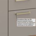 Ver imagem 5 de Balcão de Cozinha para Pia 100 Mdf 3 Portas e 2 Gavetas sem Tampo 120cm Duna Luciane Móveis
